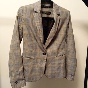 Zara Plaid Blazer